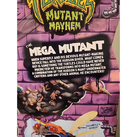 Teenage Mutant Ninja Turtles Mega Mutant Mayhem Giant Figure Superfly - Picture 9 of 11